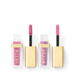 STILA | Double Dip™ Suede Shade™ & Glitter & Glow Liquid Eye Shadows -Sturm Beauty Shop 2020 Stila DoubleDip PinkMartini 3 jpg