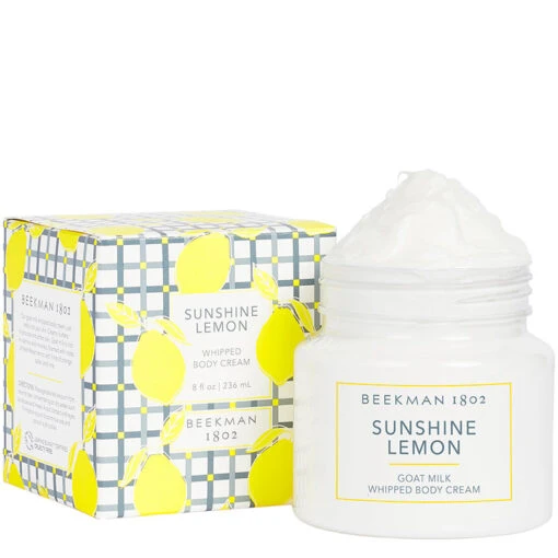 BEEKMAN 1802 | Sunshine Lemon Whipped Body Cream -Sturm Beauty Shop B18BB8 LEM jpg