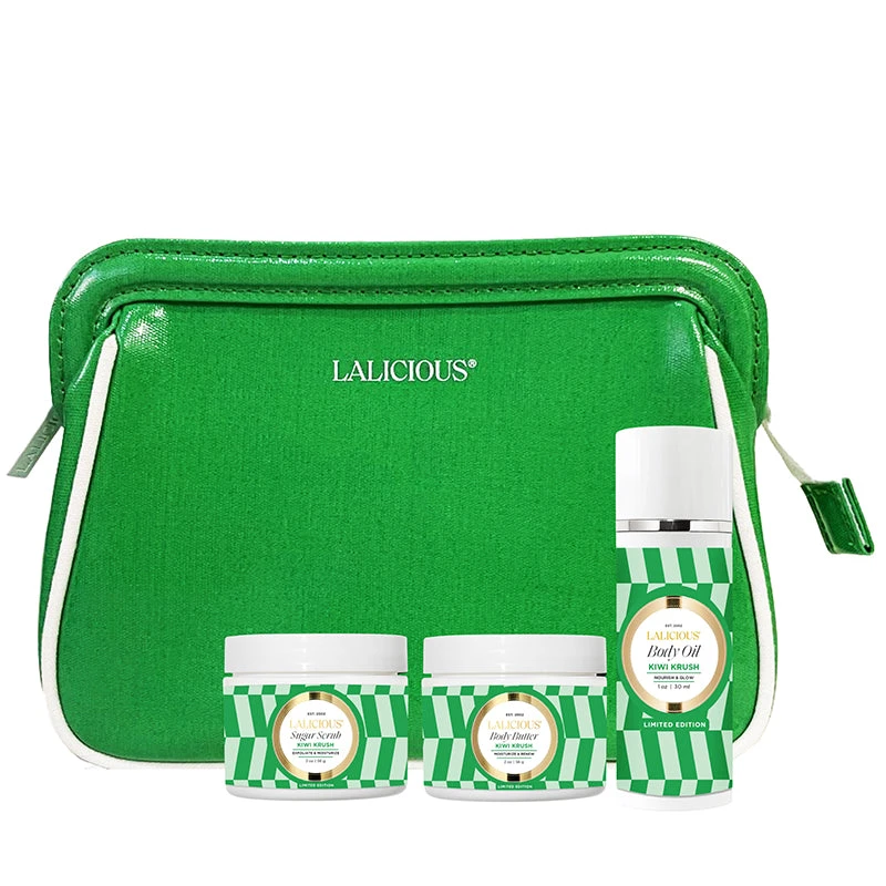 LALICIOUS | Kiwi Krush Travel Set 3 LALICIOUS | Kiwi Krush Travel Set