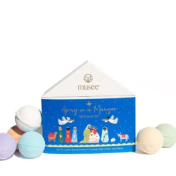 MUSEE BATH | Away In A Manger Bath Bomb Set