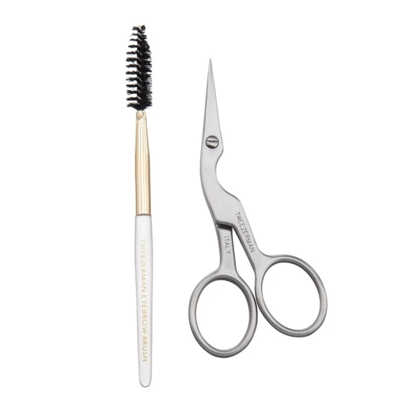 TWEEZERMAN | Brow Shaping Scissors & Brush 3 TWEEZERMAN | Brow Shaping Scissors & Brush